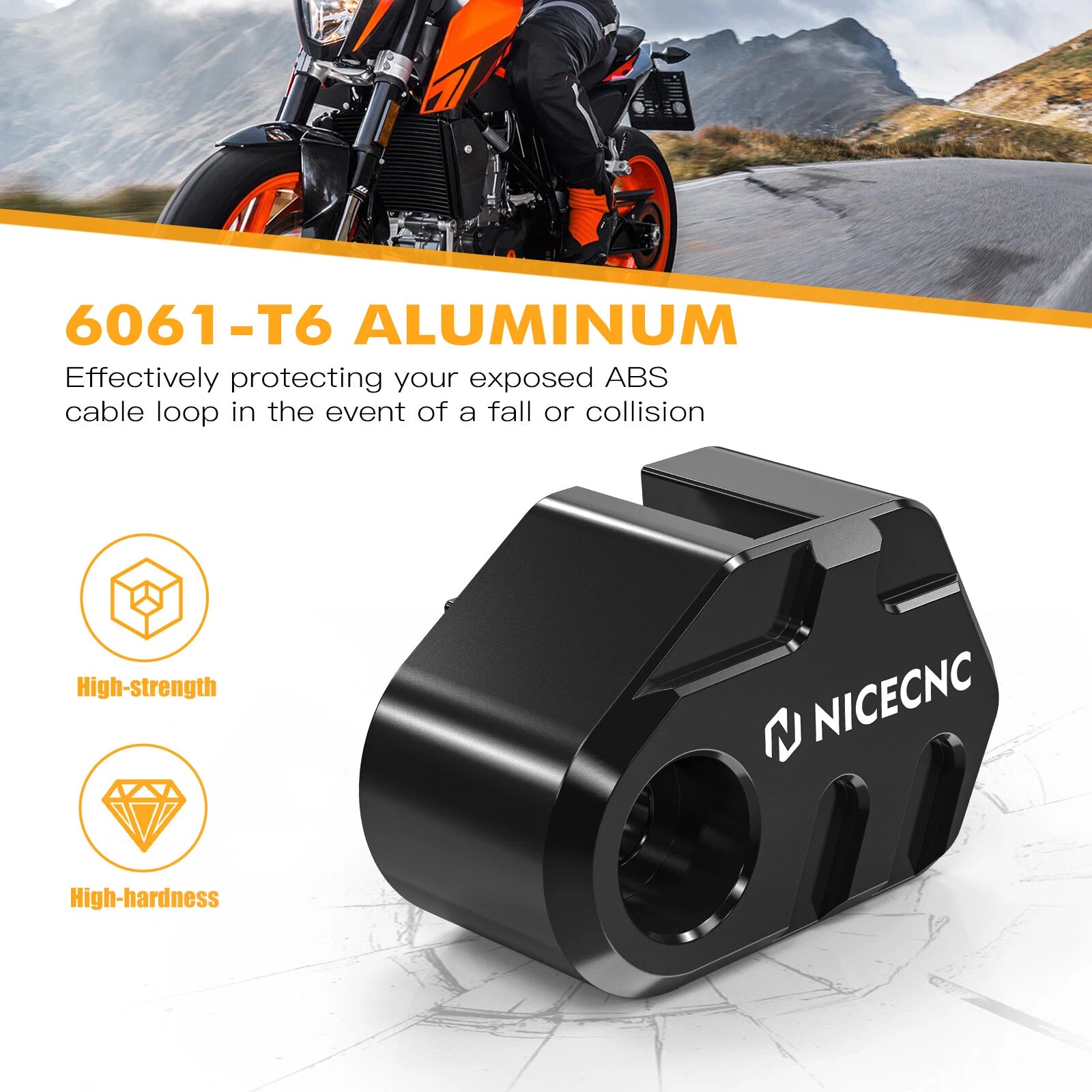 ABS cable guard bracket cover for Husqvarna 701 Supermoto VITPILEN 701 (2016–2024)