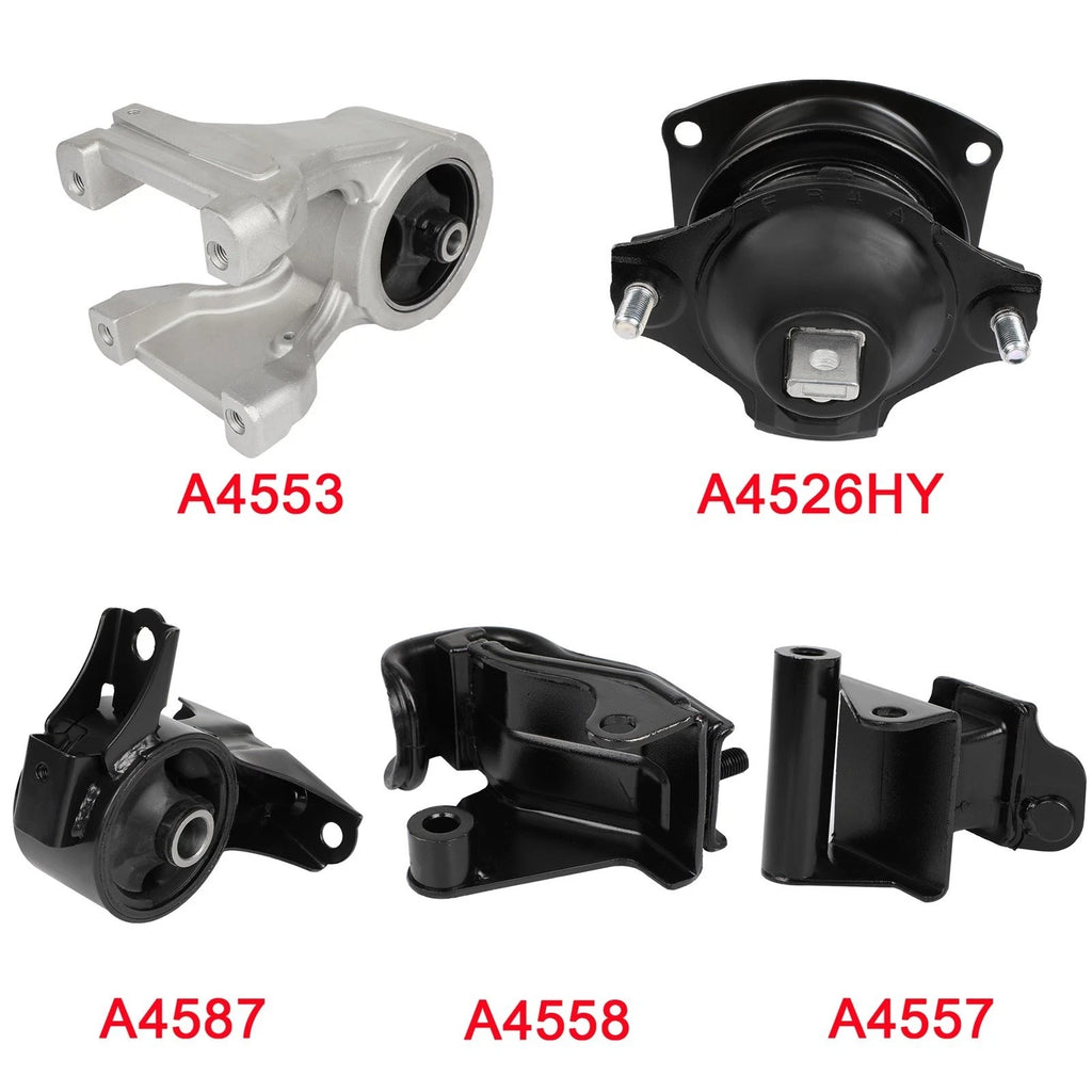 5Pcs Engine Motor & Trans Mount for Honda Odyssey (2007) 9530 9427