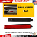 Set of 2 Red Rear Bumper Reflector Lights for GMC Acadia Cadillac SRX (2007–2016)
