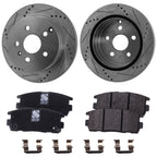 Brake Disc Rotors and Pads Kit for Chevy Equinox GMC Terrain