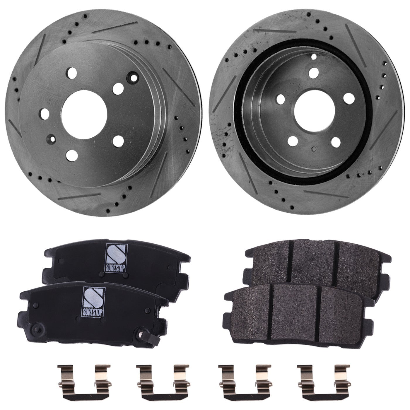Brake Disc Rotors and Pads Kit for Chevy Equinox GMC Terrain