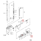 Shear Pin & Split Pin for Mercury Mariner Outboard (2.2-3.5 HP)
