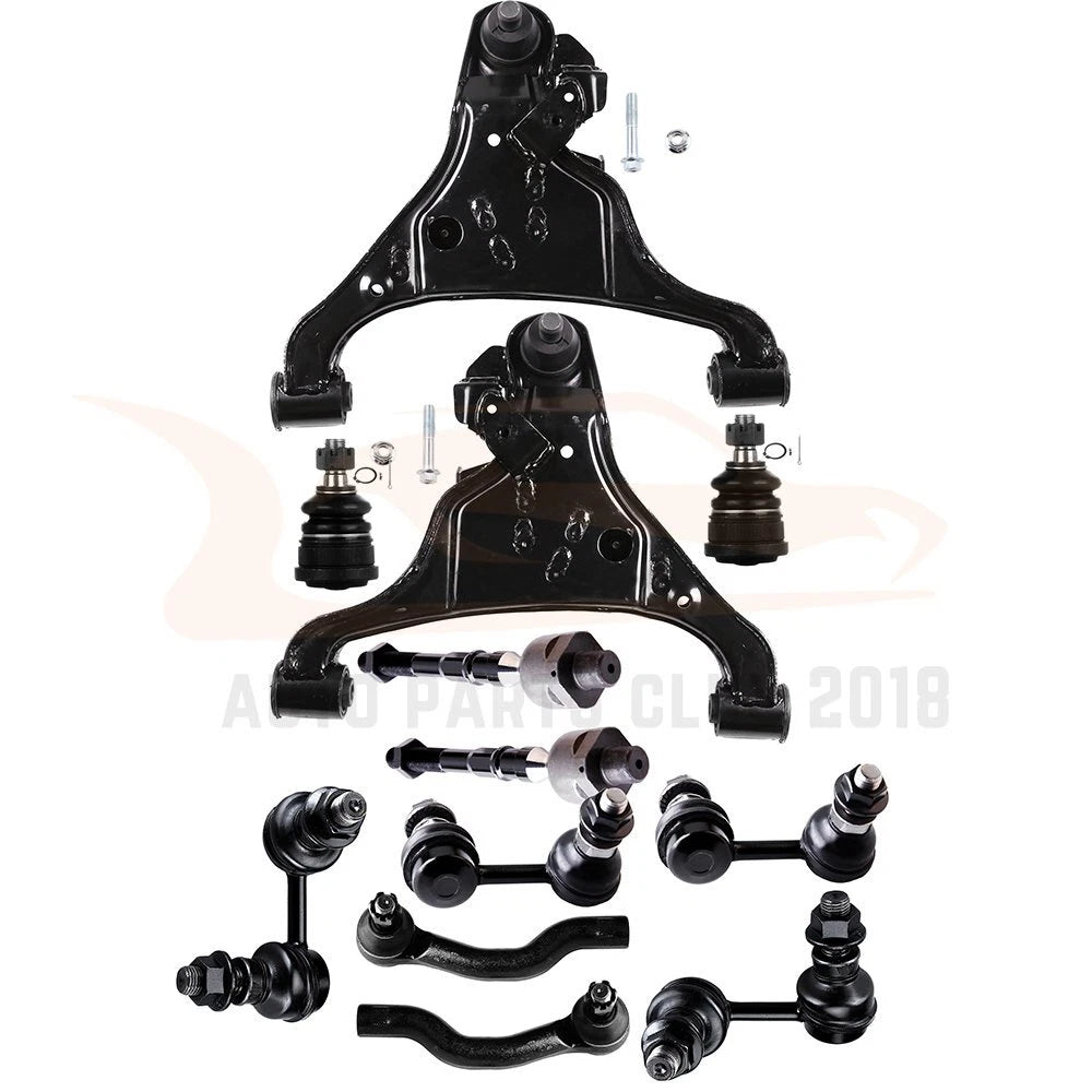 12pc Control Arm Tie Rod Ball Joint Kit for Nissan Suzuki 
