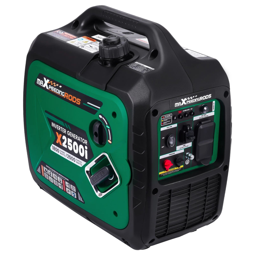 2500 Watt Portable Inverter Generator for Outdoor Camping (Quiet 60dB)