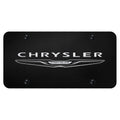 New Name & Logo on Black License Plate - Officially Licensed for Chrysler