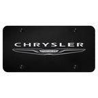 New Name & Logo on Black License Plate - Officially Licensed for Chrysler