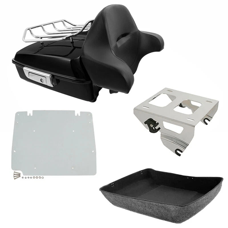 Chopped Trunk Solo Mount Plate for Harley Touring Street Road Glide (2014–2026)
