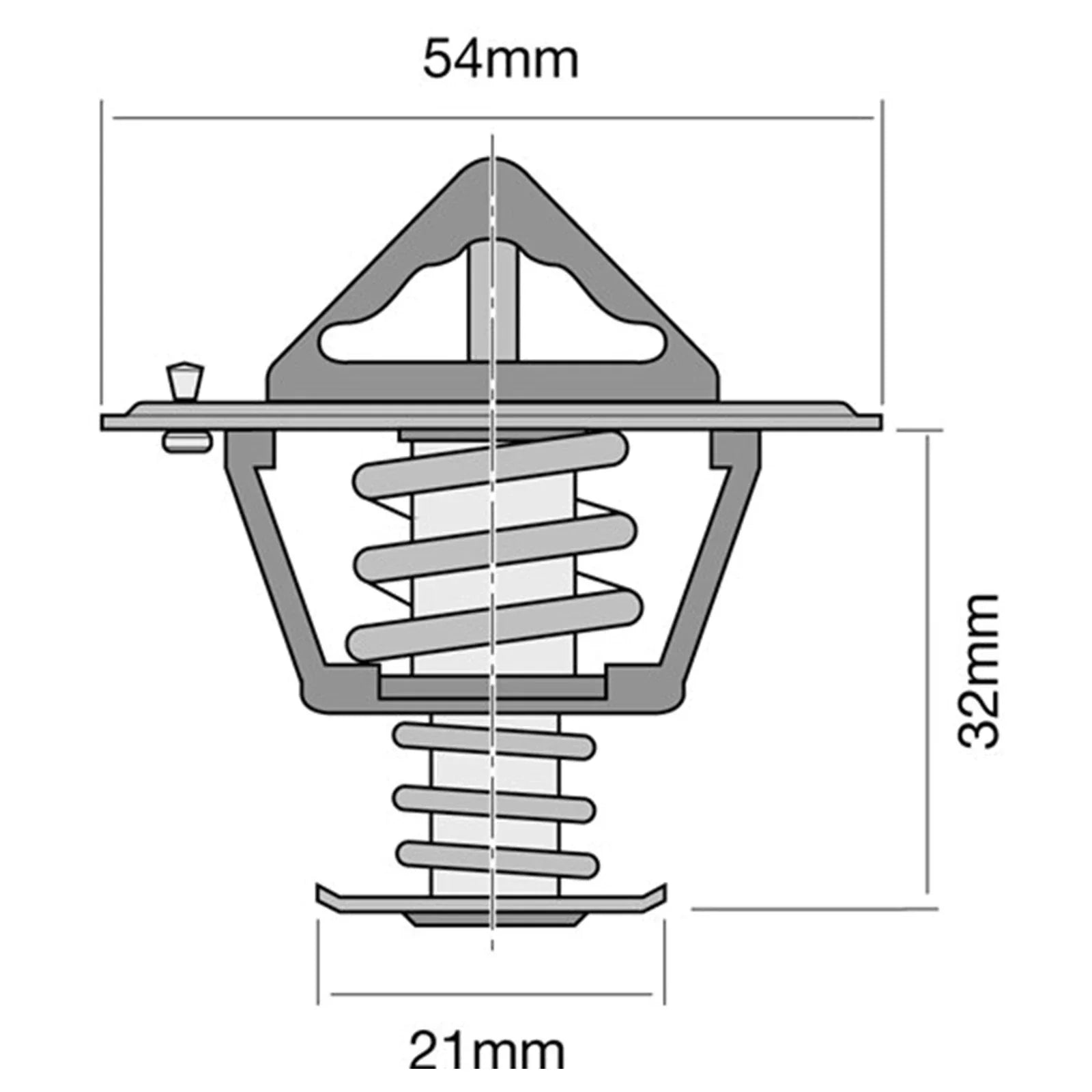 Thermostat 2.8L for Isuzu MU UCS55 4JB1-T (1990 - 1995)
