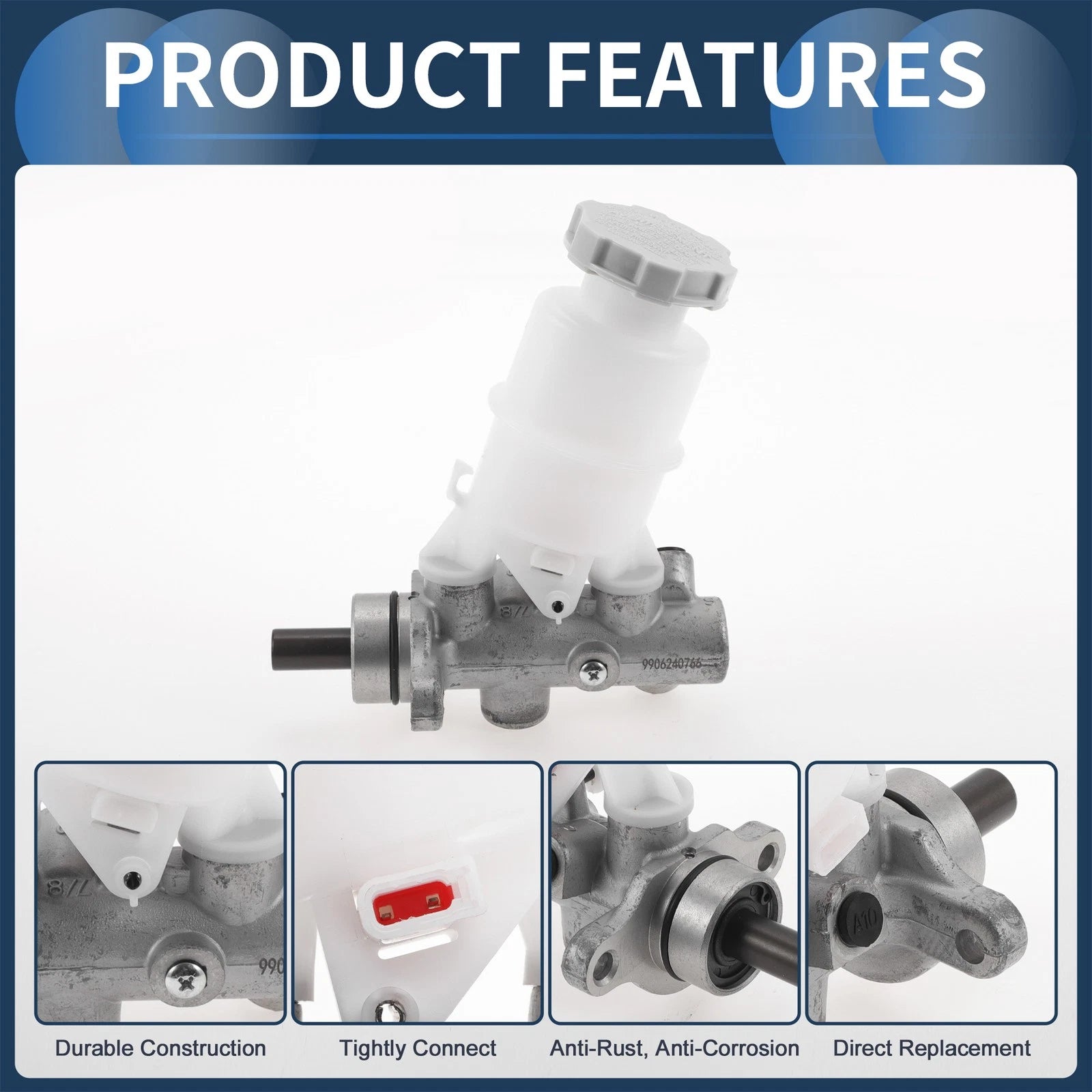 Brake Master Cylinder with Reservoir No.MR370247 for Mitsubishi Pajero Pinin (1999–2006)