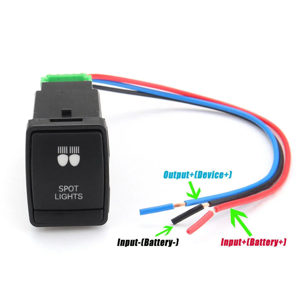 Push Switch Button Fog Driving Light for Nissan Sentra Rogue X-Trail Altima