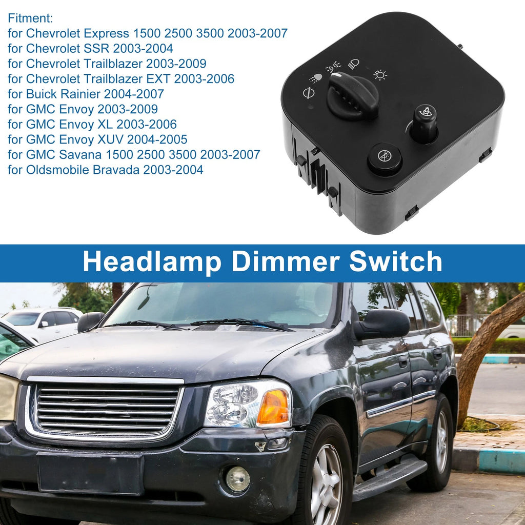 Headlight Switch for Chevrolet Express 1500 2500 3500 (2003–2007) No. 10372953