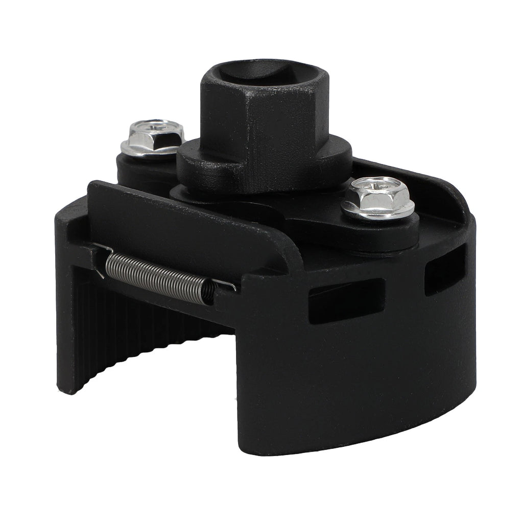 Adjustable Oil Filter Tool Socket 60-80mm for Universal Vehicles (1/2" Drive)