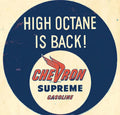 Vintage Replica Tin Metal Sign for Chevron Supreme Gasoline (10078)