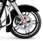 Vivid Black Front Fender for Harley Touring Street Road Glide FLHX FLTR (2014–2024)