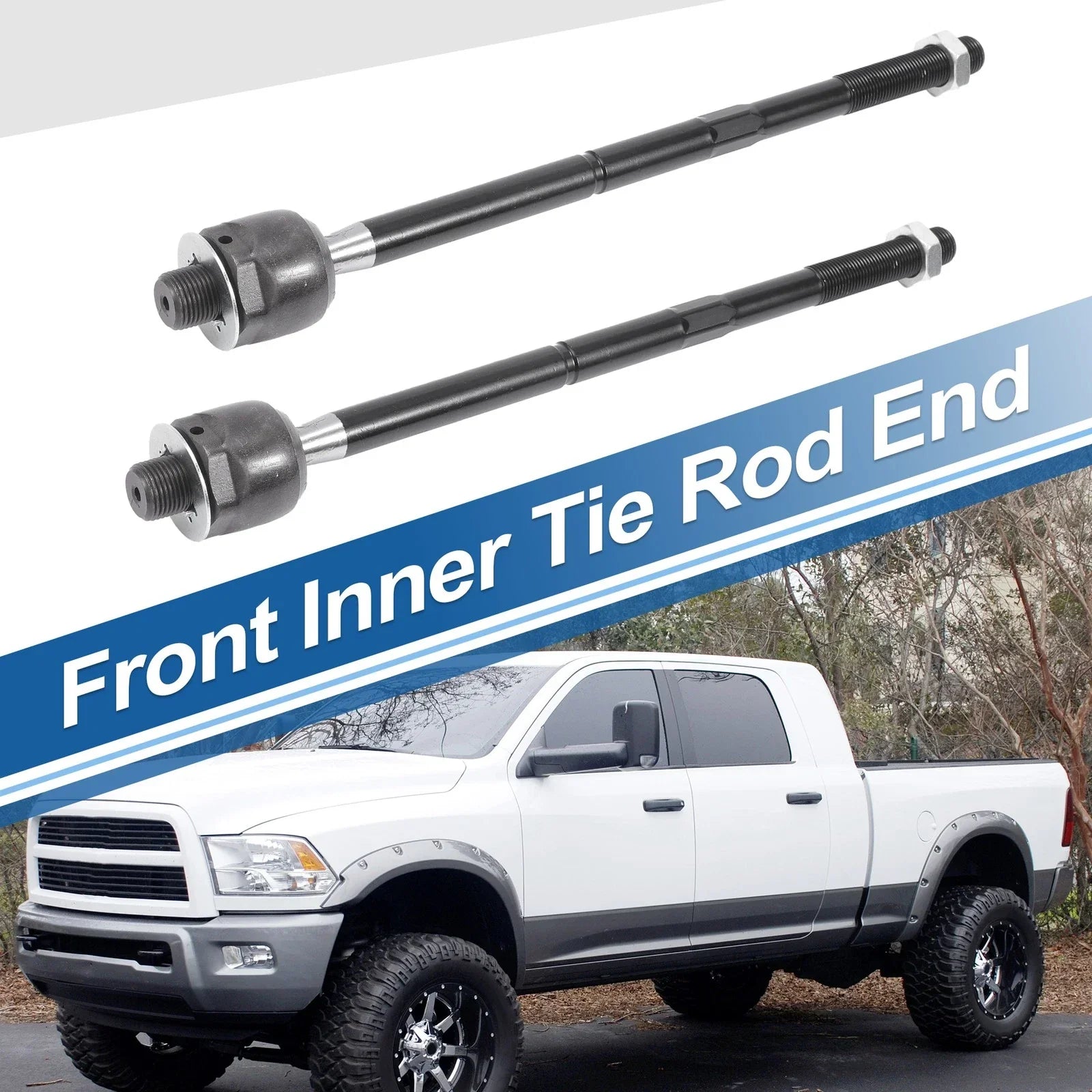 2 x Front Inner Tie Rod End Links for Dodge Magnum (2005-2008)