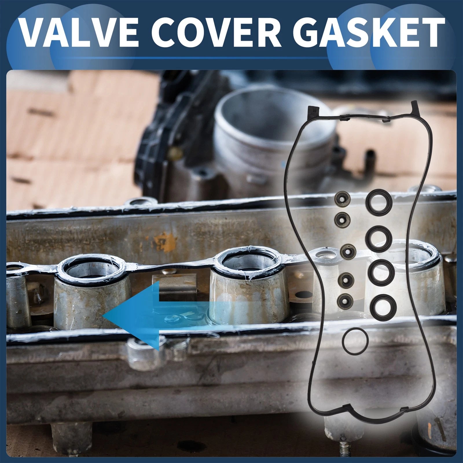 Valve Cover Gasket Set for Honda Odyssey (1997–1999) 12341P0A000