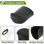 Gear Shift Knob Cover for Lexus NX300 (2014–2021) Pebbled Black Faux Leather