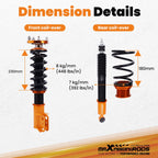 Coilovers Suspension Shocks for Ford Mustang (1994-2004)