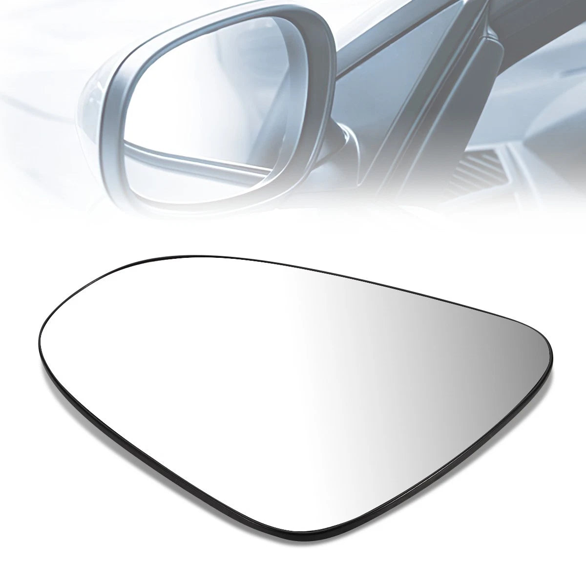 Left Powered Heated Side Door Mirror Glass for Toyota CHR (2018–2022)