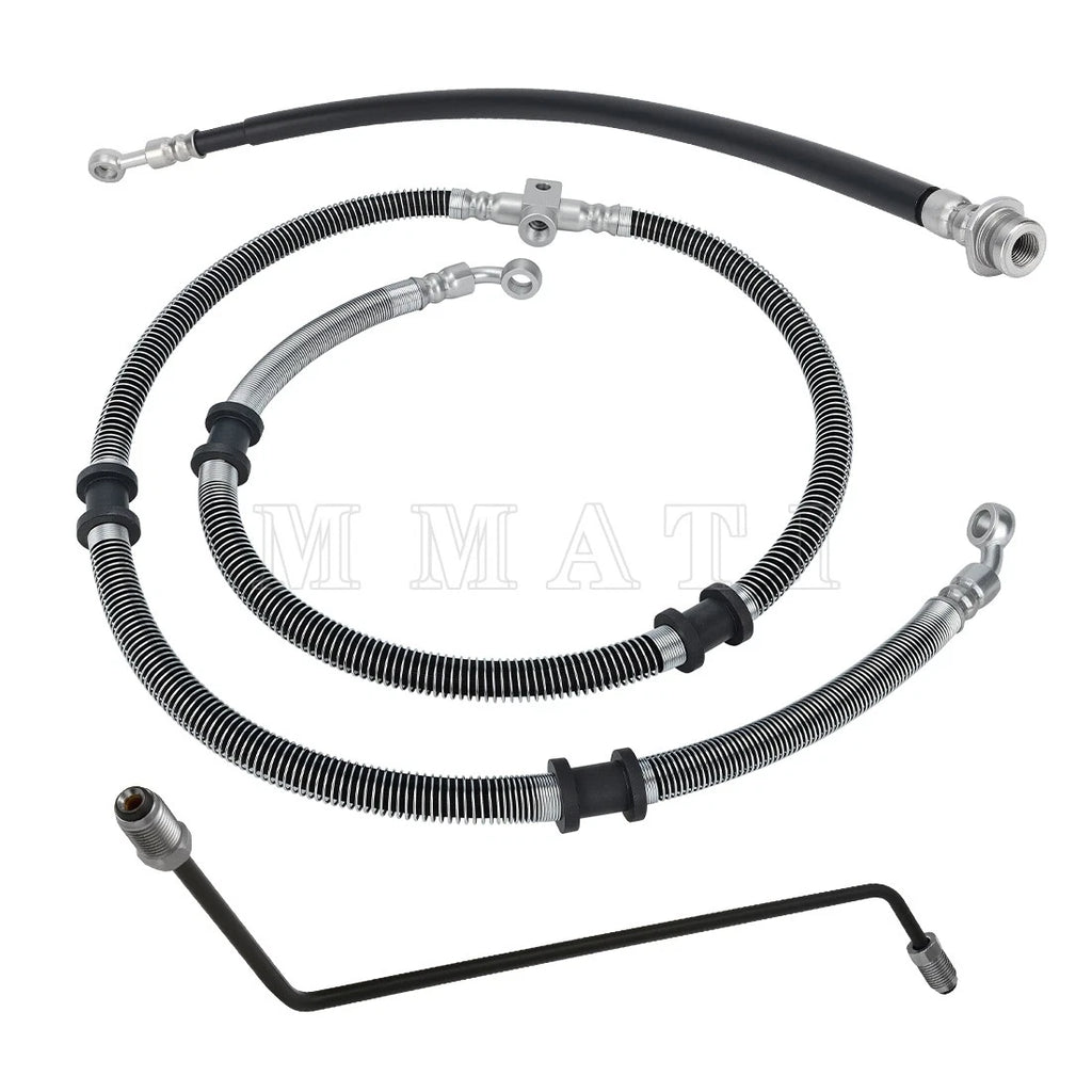 Front Brake Hose Line Pipe Kit for Yamaha Grizzly 450 YFM450FG (2011–2014)