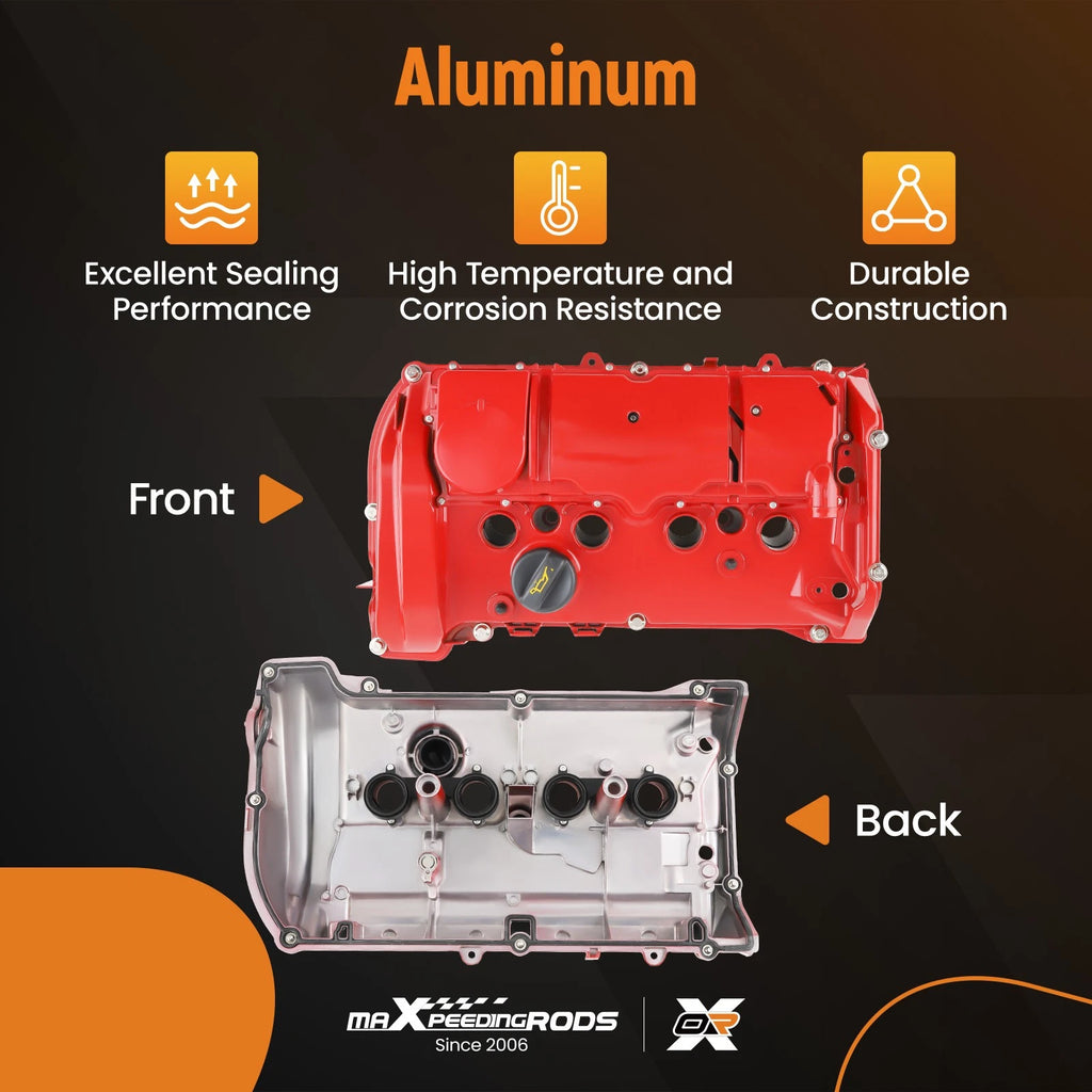 Aluminum Red Valve Cover for Mini Cooper S (2011-2016)