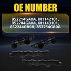 Set of 4 Rear Bumper Bracket Kit for Infiniti Q50 (2014–2024)