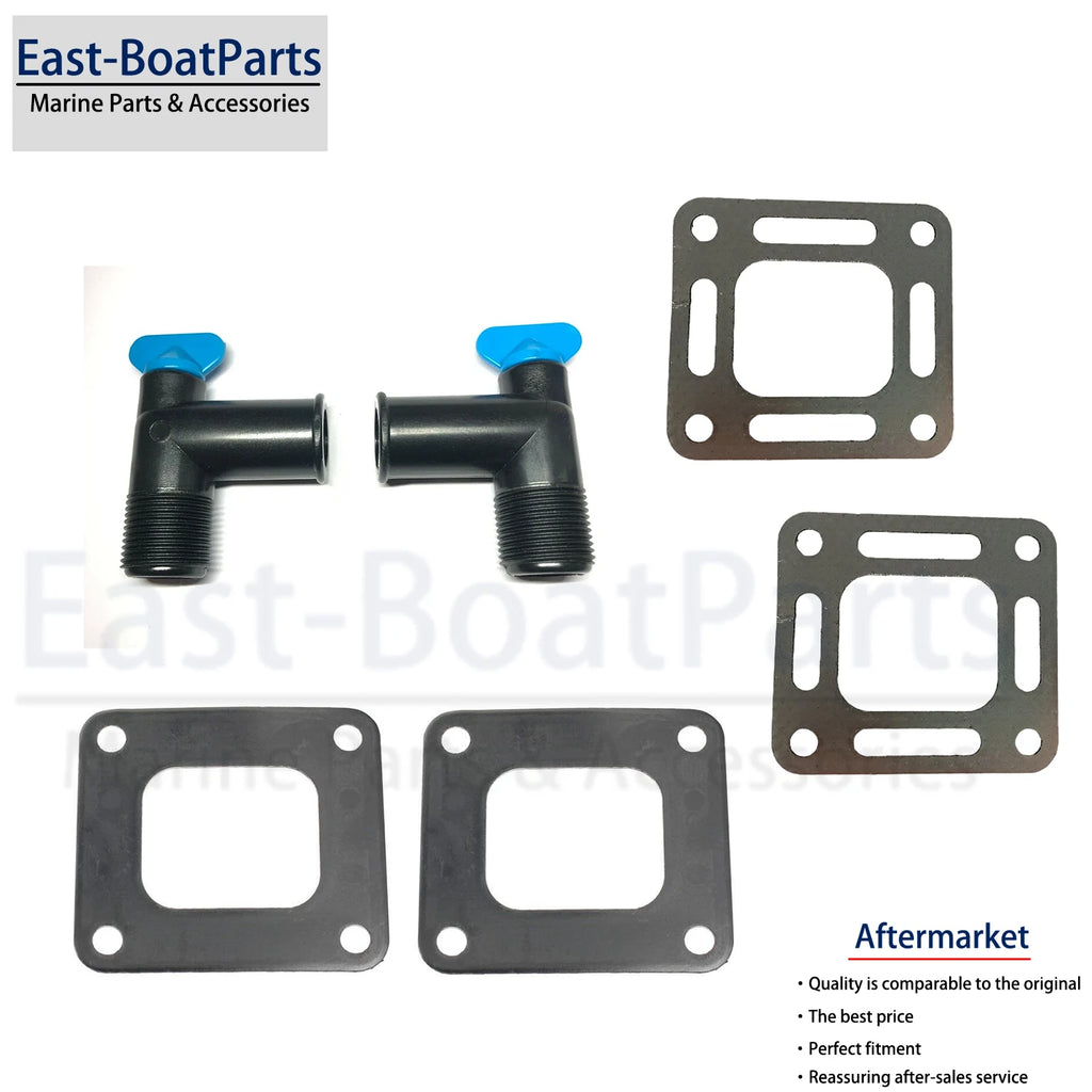 Exhaust Manifold Drain Plug Elbow for MerCruiser (90 Degree) 22-862210A01