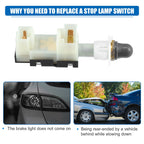Stop Lamp Switch for Chevrolet P30 (1994–1999) No. 25523463