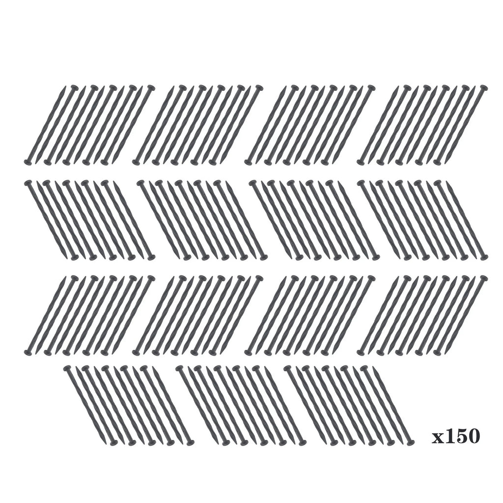 Set of 150 Plastic Garden Stakes for Lawn Edging