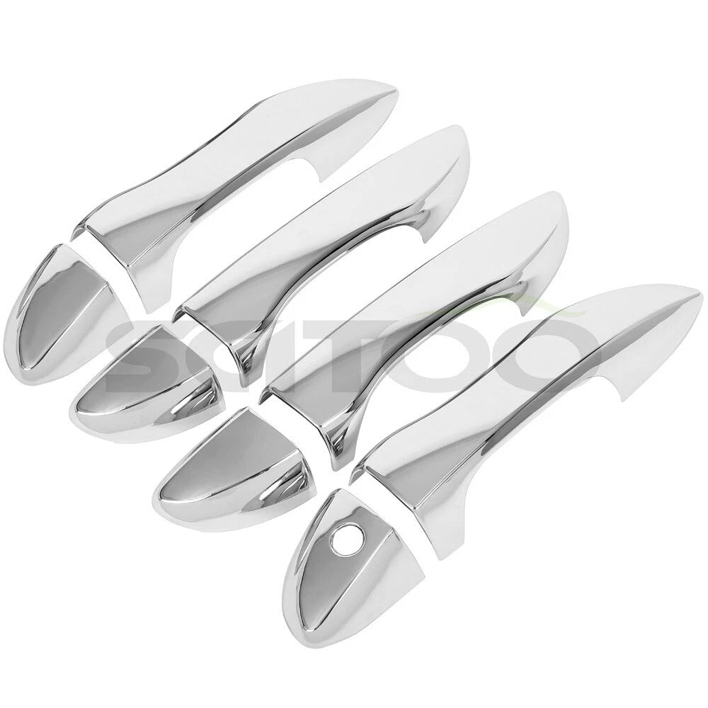 Set of 4 Door Handle Covers for Toyota Corolla (2014–2018) Chrome