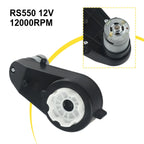 Electric Gearbox 12V RS390 RS550 for Kids Car Toy (Compact Size)