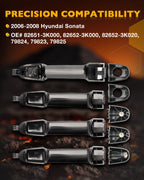 Outside Interior Door Handle Set for Hyundai Sonata (2006–2008) 826513K000