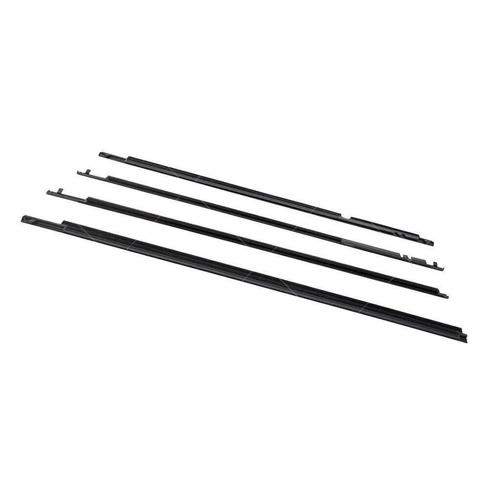 Set of 4 Window Glass Seals for Toyota Corolla Sedan (2009–2012)