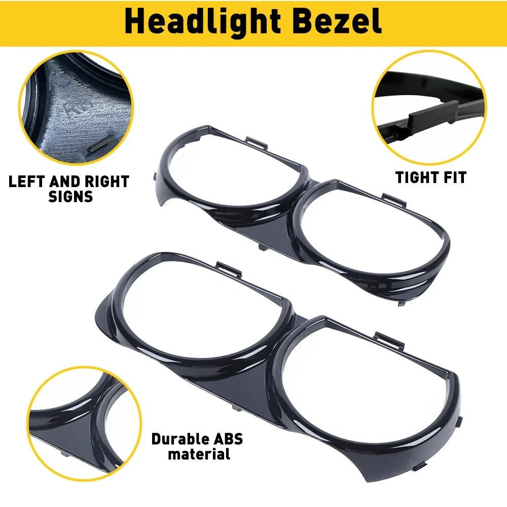 Grille Headlight Bezel Trim for Dodge Challenger (2015-2021)