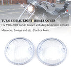 Turn Signal Light Lens Cover for Suzuki Intruder 1400 VX800 (1990–2000) Clear