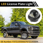 2pcs License Plate Light White Red for Ford F-150 F-250 F-350 (1990–2001)