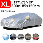 Waterproof UV Snow Full Car Cover for XL Vehicles (Glow at Night)