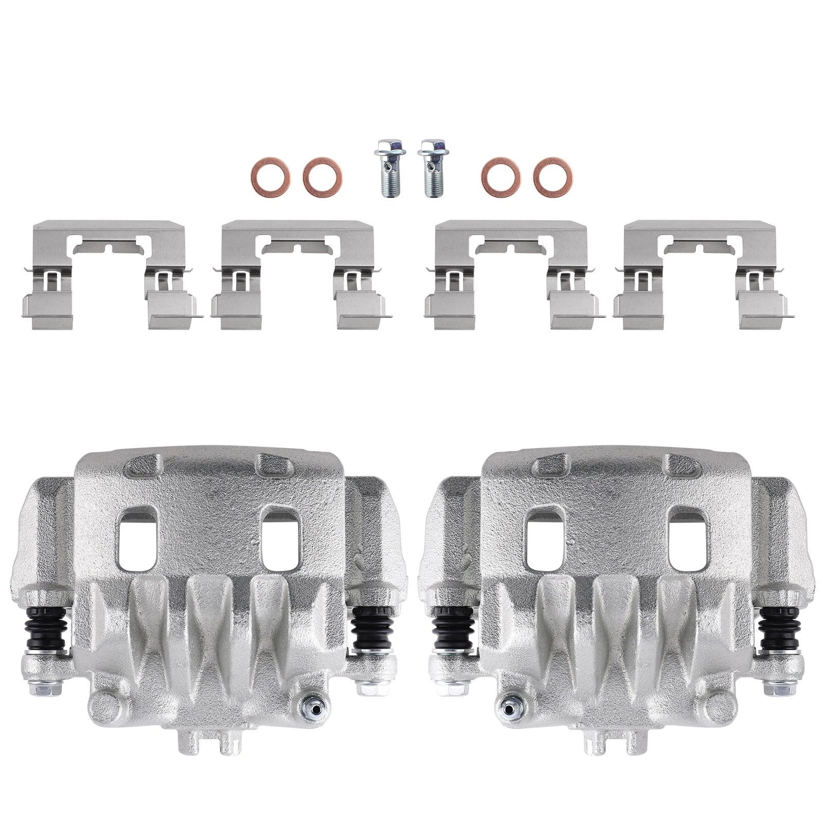 Front Left & Right Disc Brake Caliper Set for Subaru Impreza 2003-2014 19-B2682B