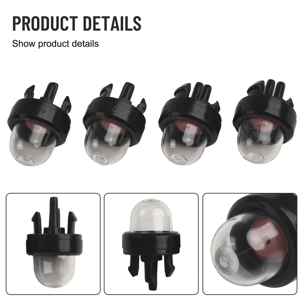 4x Primer Bulbs for Poulan, Homelite, Toro, Craftsman (188-512)