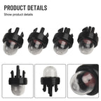 4x Primer Bulbs for Poulan, Homelite, Toro, Craftsman (188-512)