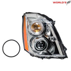 Right Side Headlight for Cadillac DTS (2008–2011) HID Xenon Chrome Housing
