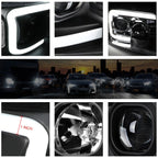 3D LED Bar Projector Headlight for Ford F-150/Mark LT (2004–2008)