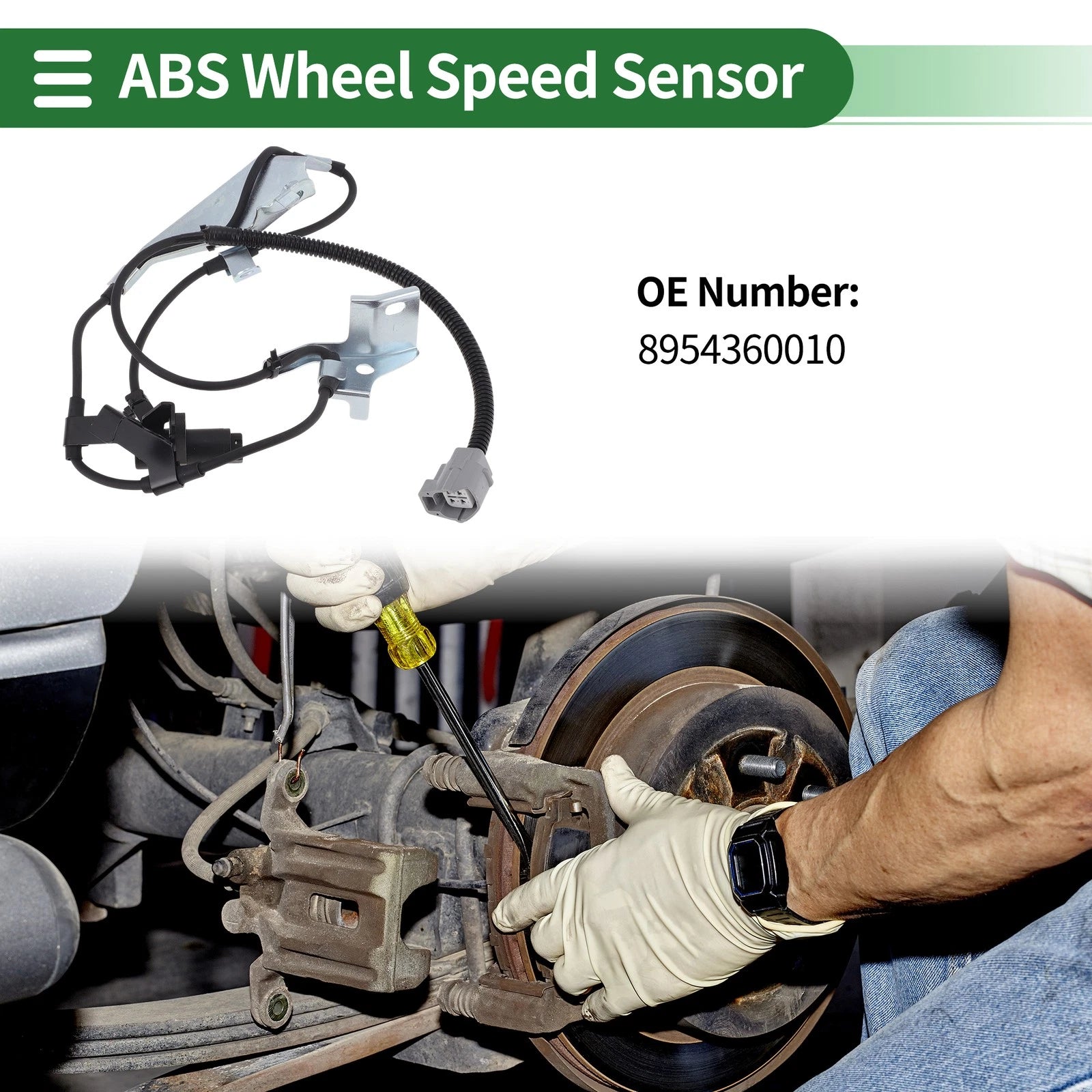 ABS Wheel Speed Sensor No. 8954360010 for Lexus LX470 (1998–2007) Front Left