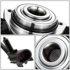 Set of 2 Front Wheel Bearing Hubs for Chevy SSR, Trailblazer, GMC Envoy (2002–2009)