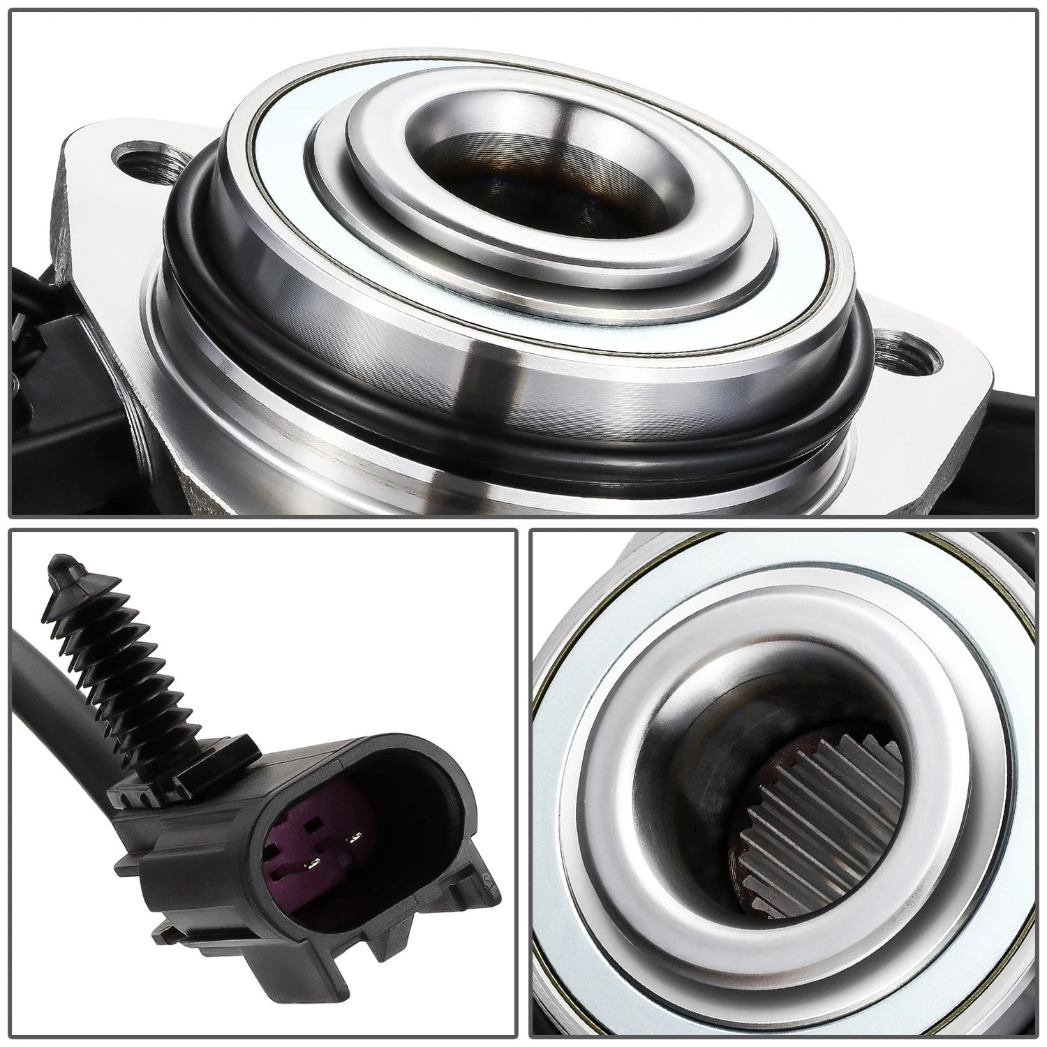 Set of 2 Front Wheel Bearing Hubs for Chevy SSR, Trailblazer, GMC Envoy (2002–2009)