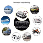 6LED License Plate Signal Tail Lamp for Car Boat Truck (12V 24V)