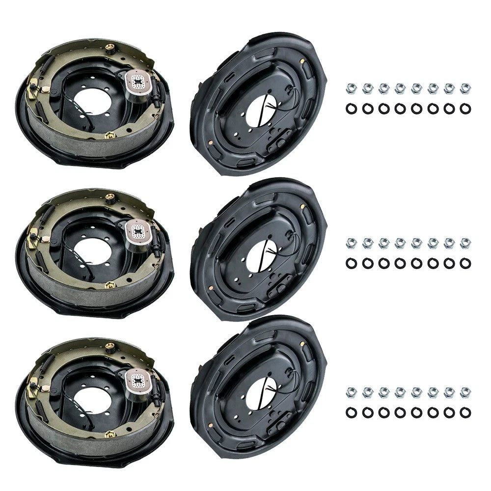 Set of 2 Electric Trailer Brake Assemblies for 7" Wheels