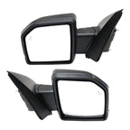 Set of 2 Mirrors for Ford F-150 (2015–2018) with Memory, Paintable, Puddle Light