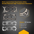 Engine Head Gasket Set w/ Bolt for Kia Sedona Sorento Hyundai Santa Fe (2002–2009)