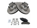 Front Brake Pad and Rotor Kit for Mazda B2300 RWD (1995–1997) WF356CR